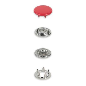Bottoni automatici per jersey [12 mm] | Prym – rosso, 