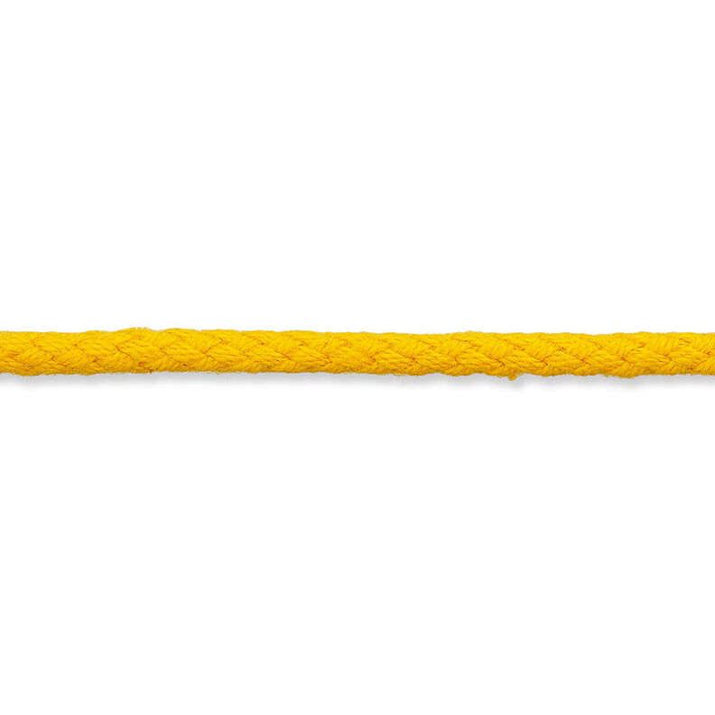 Cordoncino in cotone [Ø 3 mm] – giallo sole,  image number 1