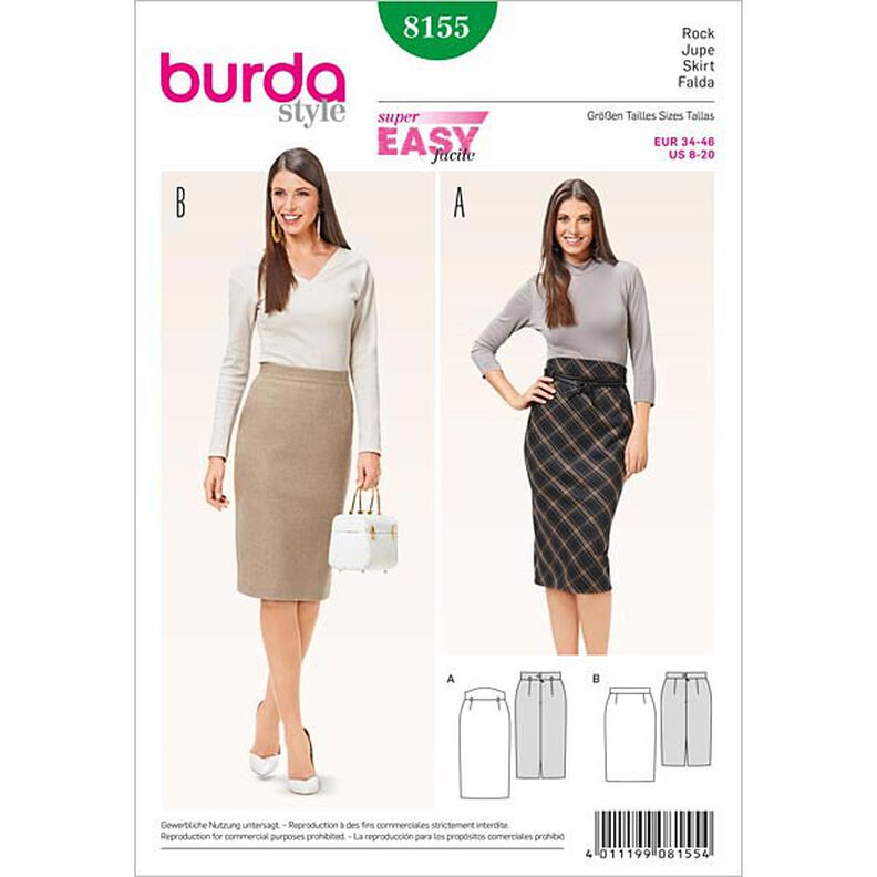 Gonna, Burda 8155,  image number 1