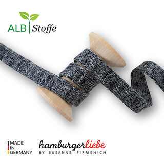 GOTS cordoncino bio per felpe CORD ME Melange [12 mm] | Albstoffe | Hamburger Liebe, 