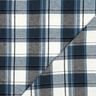 flanella di cotone grandi quadri – colore blu jeans/bianco lana,  thumbnail number 3