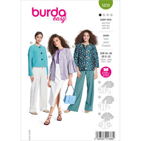 Giacca | Burda 5830 | 34-48, 