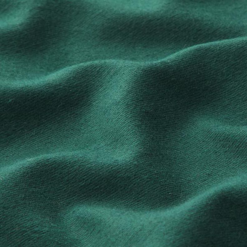 flanella di cotone tinta unita – verde abete,  image number 3