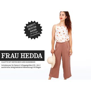 FRAU HEDDA - pantalone con gamba ampia ed elastico in vita, Studio Schnittreif  | XS -  XXL, 