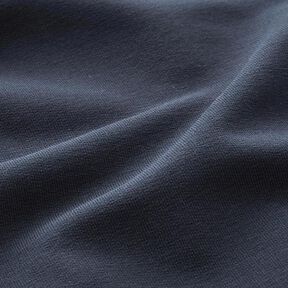 French terry leggero tinta unita – blu notte, 