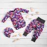 jersey di cotone Fiori variopinti | Poppy Fabrics – blu notte,  thumbnail number 6