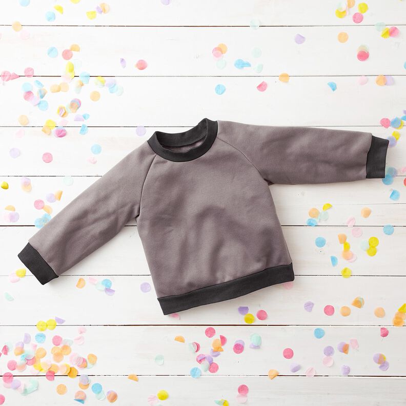 tessuto per bordi e polsini tinta unita – grigio pietra,  image number 4