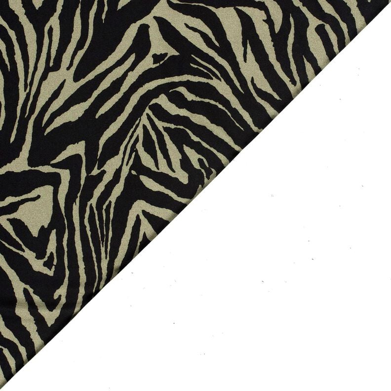 jersey di viscosa Stampa zebra – cachi chiaro/nero,  image number 4