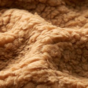 Soffice tessuto in peluche – cannella, 