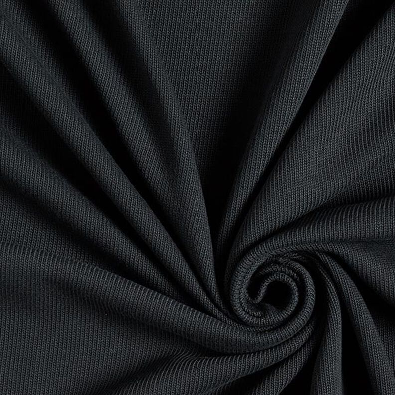 tessuto in maglia di cotone – nero,  image number 1
