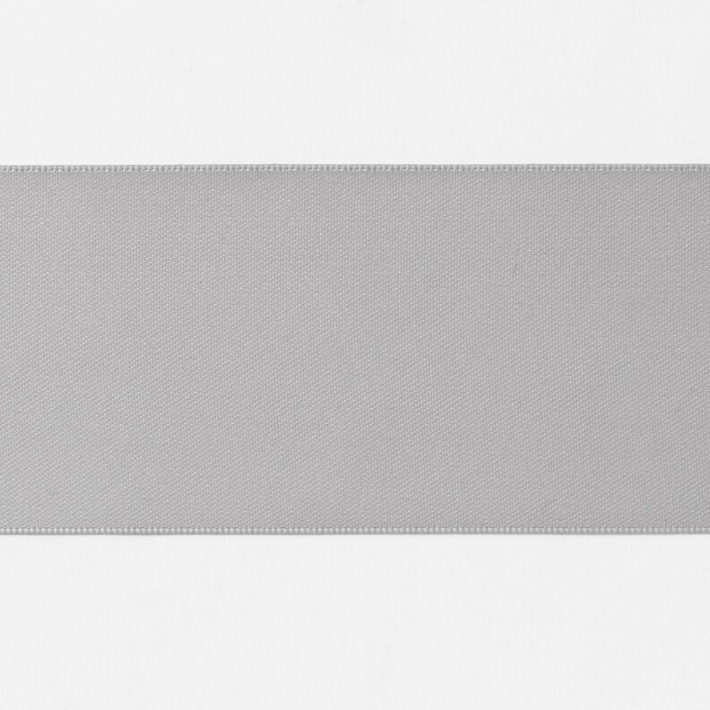 Nastro in satin [50 mm] – grigio chiaro,  image number 1