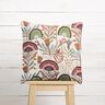tessuto arredo tessuto spinato in cotone Floreale – bianco lana/pino,  thumbnail number 7