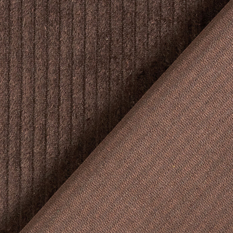velluto a coste larghe prelavato tinta unita – marrone scuro,  image number 3