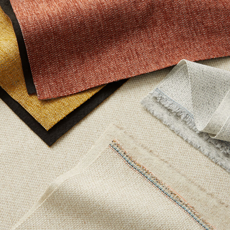 tessuto da tappezzeria Speciale struttura del tessuto – beige chiaro,  image number 5