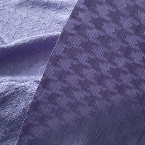 Jacquard Dobby pied de poule – blu colomba, 