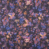 Fiori acquerellati in misto viscosa – blu notte,  thumbnail number 1