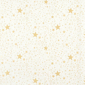 tessuto arredo Jacquard lurex Mare di stelle – beige chiaro/oro, 