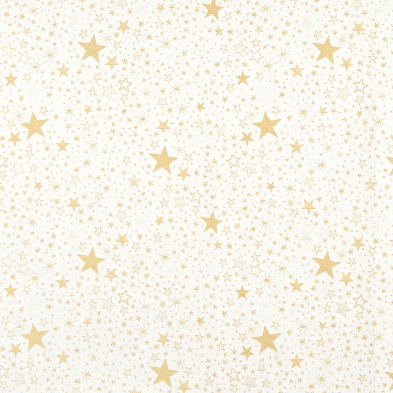 tessuto arredo Jacquard lurex Mare di stelle – beige chiaro/oro,  image number 1