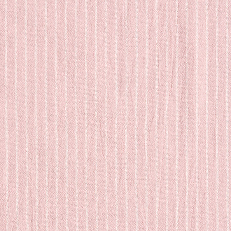 tessuto per camicette Misto cotone righe ampie – rosa/bianco lana,  image number 1