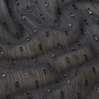Chiffon a pois lucidi – nero, 