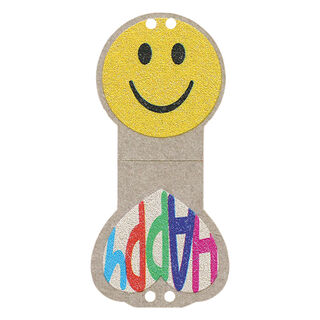 Elemento decorativo Smiley, 23 mm | Prym  – giallo, 