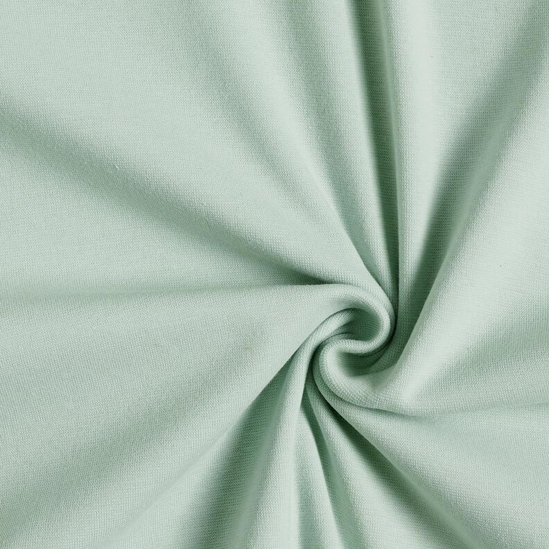 GOTS tessuto per bordi e polsini in cotone | Tula – verde pastello,  image number 1