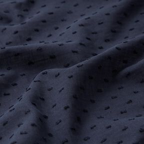Batista di cotone Dobby – blu notte, 