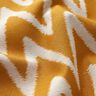 tessuto jacquard da esterni motivo ikat – senape,  thumbnail number 2