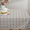 tessuto in cotone cretonne Archi astratti – bianco/eucalipto,  thumbnail number 5