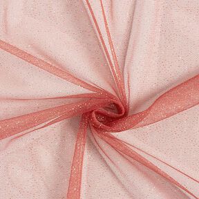 tulle glitter Royal – terracotta/oro, 