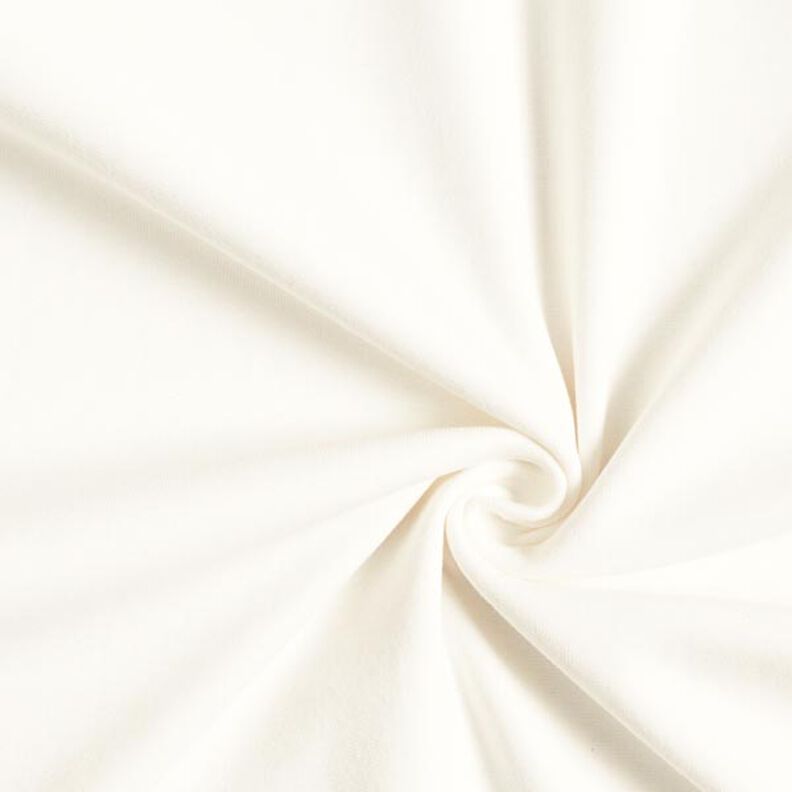 GOTS tessuto per bordi e polsini in cotone | Tula – bianco lana,  image number 1