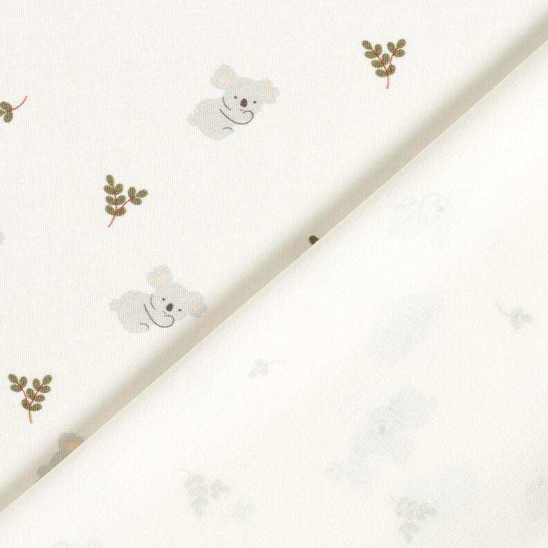 jersey di cotone Koala stanchi – bianco lana,  image number 4