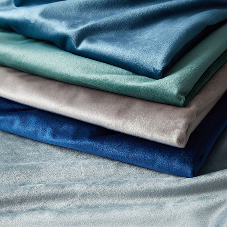 tessuto arredo velluto – blu marino,  image number 4