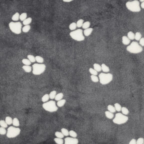 Morbido pile Zampe di animali | by Poppy &ndash; grigio ardesia/avorio, 