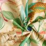 tessuto arredo mezzo panama animali della giungla – beige/verde,  thumbnail number 3