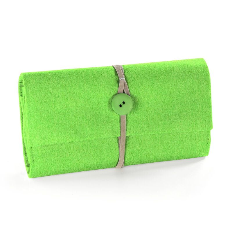 Feltro 90 cm / 3 mm di spessore – verde neon,  image number 4