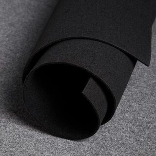 Feltro 100 cm, 4 mm di spessore – nero, 