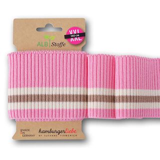 GOTS tessuto in maglia per bordi e polsin CUFF ME RIPPED [140 cm | 8 cm] | Albstoffe, 