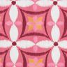 tessuto arredo tessuti canvas Aspetto ricamato grande – pink/avorio,  thumbnail number 1