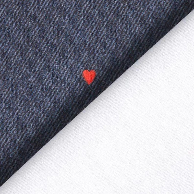 jersey di cotone Cuori con aspetto jeans stampa digitale – grigio blu/rosso fuoco,  image number 4