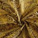 jacquard abbigliamento, paisley effetto metallizzato – oro/nero,  thumbnail number 3