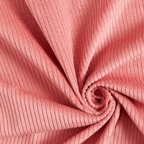 velluto a coste larghe prelavato tinta unita – rosa antico scuro, 