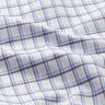 Tessuto per camicia a quadri sfalsati – bianco/azzurro,  thumbnail number 2