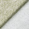 tessuto in cotone cretonne Mini foglie – cachi chiaro/bianco,  thumbnail number 4