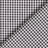 popeline di cotone piccoli quadretti Vichy, tinto in filo – nero/bianco,  thumbnail number 6