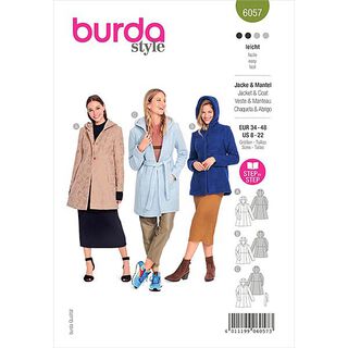 cappotto, Burda 6057 | 34-48, 