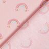 popeline di cotone Arcobaleni glitterati – rosé/oro,  thumbnail number 5