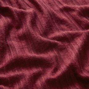 Maglia a coste in tinta unita – rosso Bordeaux,  Maglia a coste in tinta unita – rosso Bordeaux,