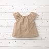 mussolina / tessuto doppio increspato – beige scuro,  thumbnail number 8