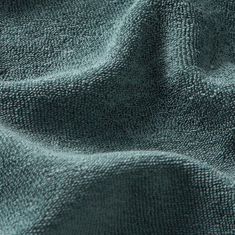 tessuto in spugna stretch tinta unita – blu colomba,  image number 2